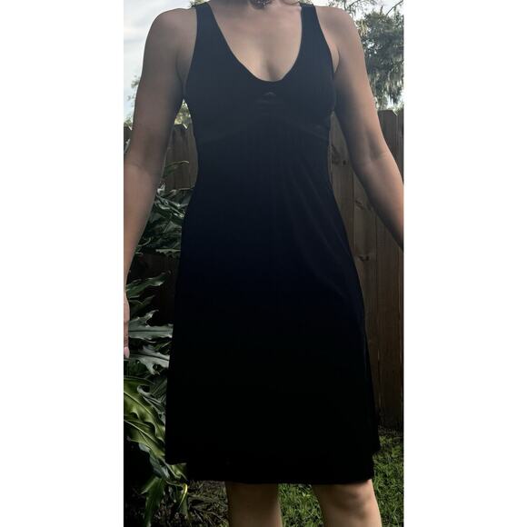 Armani Collezioni Velvet Sleeveless Knee Length Dress Size 4 Made In Italy - Picture 12 of 13